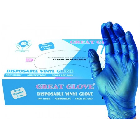 GREAT GLOVE BNM70020-XL-CS Vinyl Food Service Grade Multi-Purpose Gloves, 3 mil - 3.5 mil, Powder-Free, Smooth, Latex-Free, DINP & DEHP Free, Synthetic, General Purpose